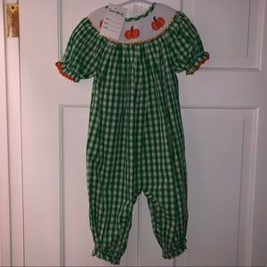 NWT smock pumpkin bubble 18m
